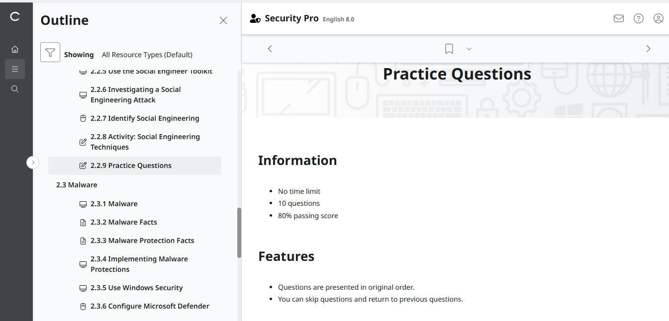 TestOut Security Pro for Security+ (SY0-701) - Individual License : 12 Month Access