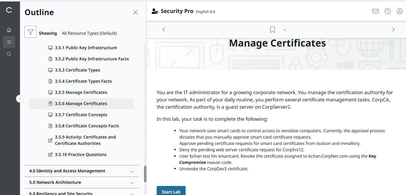 TestOut Security Pro for Security+ (SY0-701) - Individual License : 12 Month Access