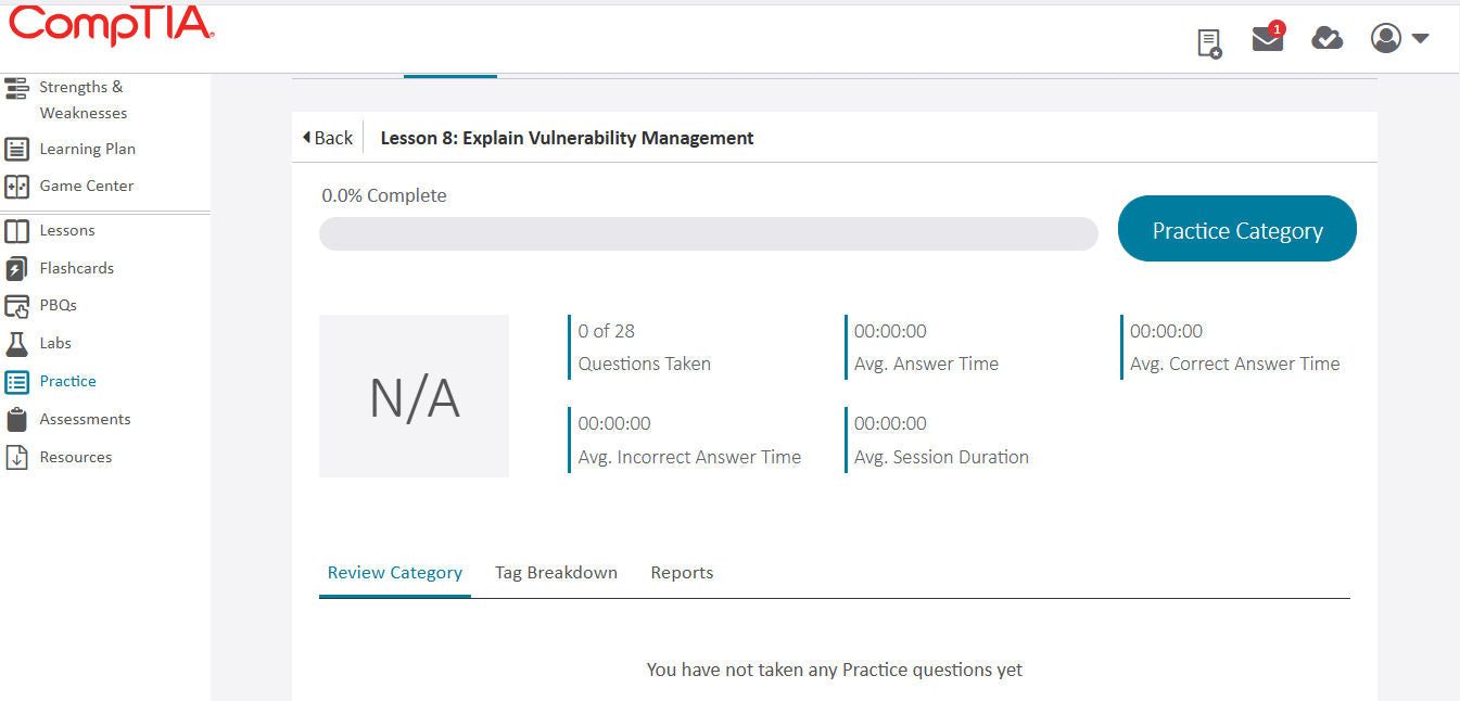 CompTIA Security+ CertMaster Learn + Labs (SY0-701) (3 Months)