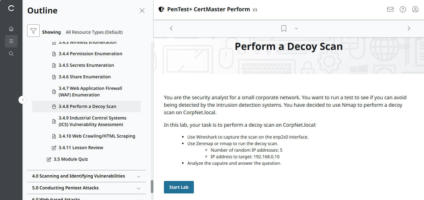 CertMaster Perform for CompTIA PenTest+ PT0-003 (V3) - 3 Month Access