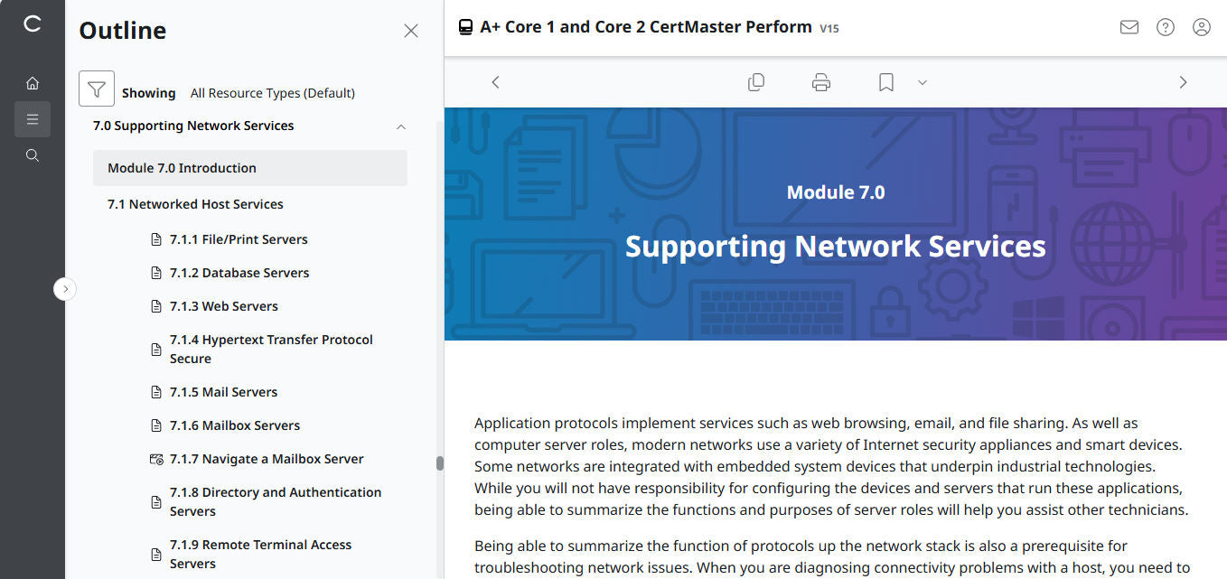 CertMaster Perform for CompTIA A+ Core 1 & 2 (V15) (4 Month Access)