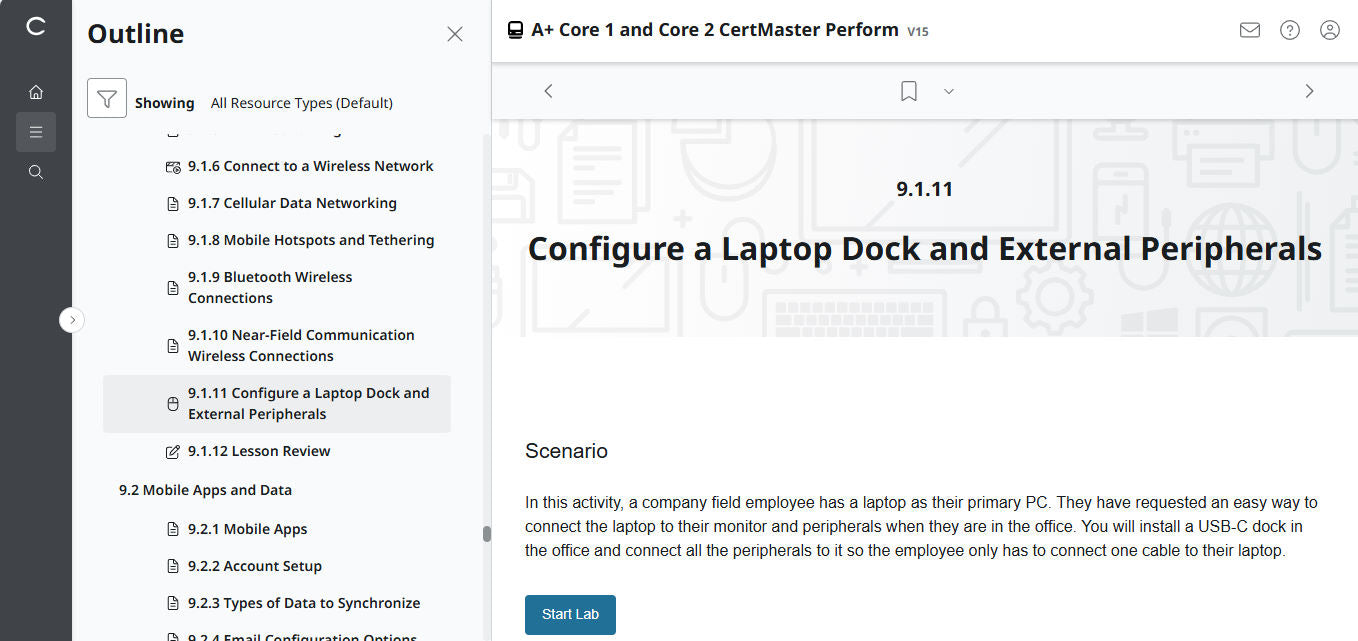 CertMaster Perform for CompTIA A+ Core 1 & 2 (V15) (4 Month Access)