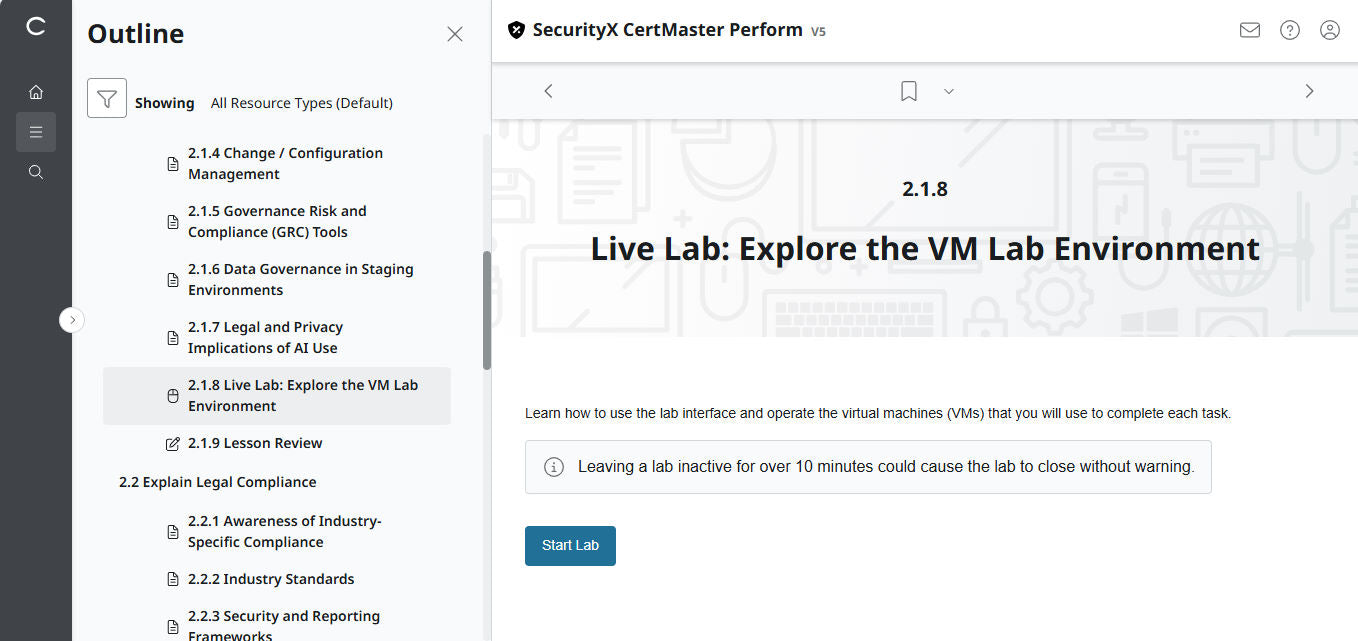 CertMaster Perform for CompTIA SecurityX CASP+ CAS-005 - 3 Months Access