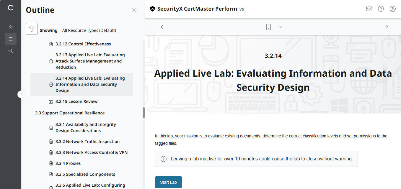 CertMaster Perform for CompTIA SecurityX CASP+ CAS-005 - 3 Months Access