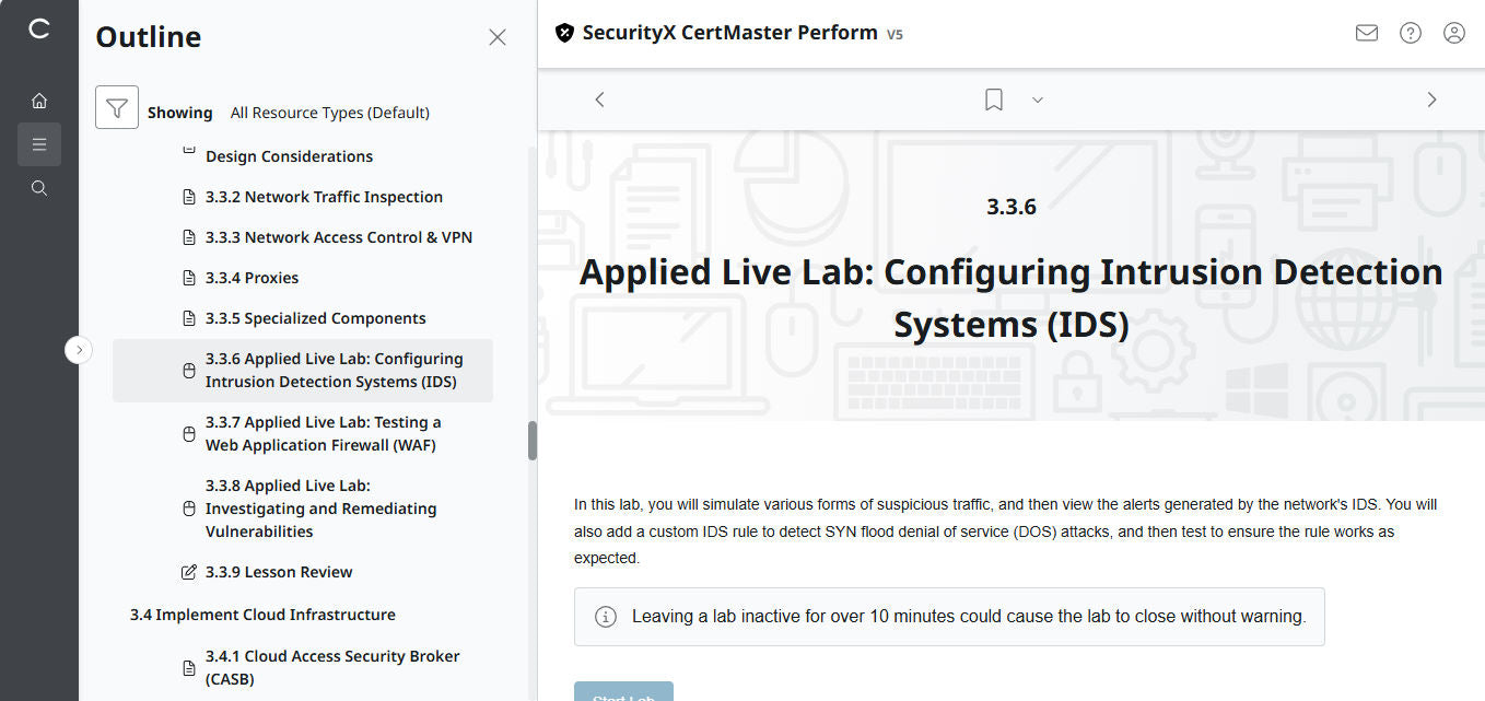 CertMaster Perform for CompTIA SecurityX CASP+ CAS-005 - 3 Months Access