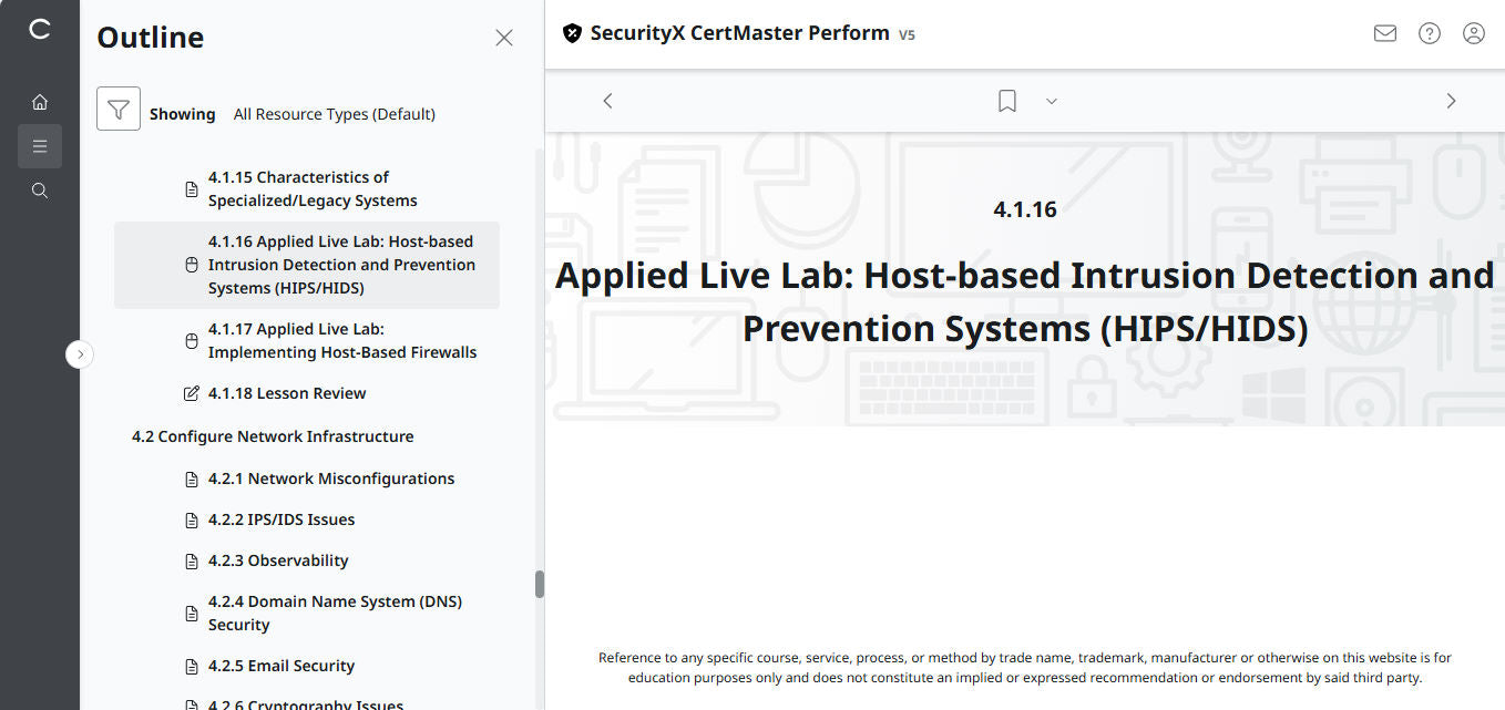 CertMaster Perform for CompTIA SecurityX CASP+ CAS-005 - 3 Months Access