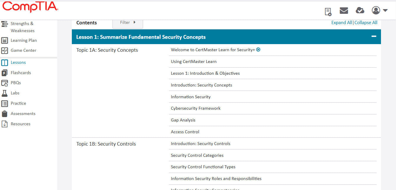 CompTIA Security+ CertMaster Learn + Labs (SY0-701) (3 Months)